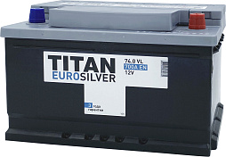 АКБ TITAN Euro Silver 6ст-74 (о.п.) 700А 278*175*175 низк.