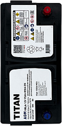АКБ TITAN AGM 6ст-95 (о.п.) 850A 353*175*190
