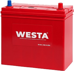 АКБ WESTA Asia 6ст-50 (о.п.) 480А 236*127*227 (SMF65B24L) Турция