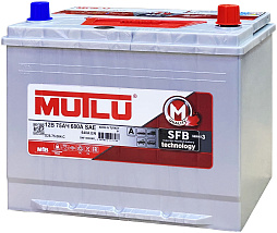 АКБ MUTLU Asia SFB M3 (80D26FL) 6ст-75 (о.п.) 640А 260*173*225 бортик