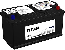 АКБ TITAN AGM 6ст-95 (о.п.) 850A 353*175*190