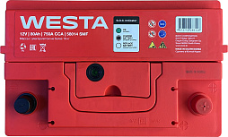 АКБ WESTA 6ст-80 (о.п.) 750А 278*175*190 (58014 SMF)