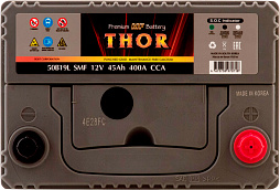 АКБ THOR Asia 6ст-45 (о.п.) 400А 187*127*220 (50B19L SMF) тонк. кл.