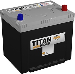 АКБ TITAN Asia Silver 6ст-70 (о.п.) 600А 230*175*221