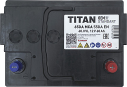 АКБ TITAN Standart 6ст-60 (о.п.) 550А 242*175*190