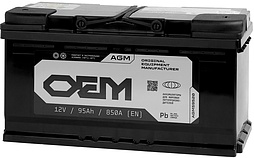 АКБ OEM AGM 6ст-95 (о.п.) 850А 353*175*190 (59520)