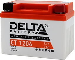 АКБ DELTA N 12V 6ст-3.5 (N 1204) (о.п.) 90А 113*70*85