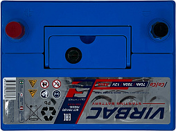 АКБ VIRBAC Asia 6ст-70 (о.п.) 700А 232*175*225