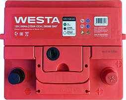 АКБ WESTA 6ст-60 (о.п.) 550А 207*175*190 (56066 SMF)