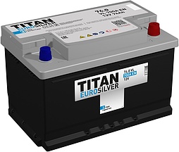 АКБ TITAN Euro Silver 6ст-74 (о.п.) 700А 278*175*175 низк.
