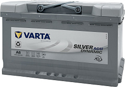 АКБ VARTA SD AGM 6ст-80 (о.п.) 800А 315*175*190 (A6) 580 901 080 (2024г)