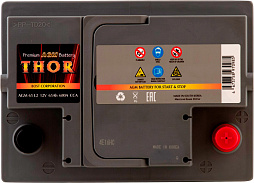 АКБ THOR AGM 6ст-65 (о.п.) 680А 242*173*190 (AGM 65 L2)