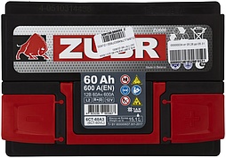 АКБ ZUBR Ultra 6ст-60 (о.п.) 600А 242*175*190 (ZU600)
