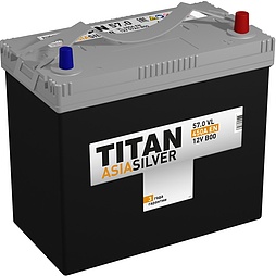АКБ TITAN Asia Silver 6ст-57 (о.п.) 450А 236*128*221