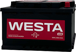 АКБ WESTA AGM 6ст-85 (о.п.) 800А 315*173*190 (AGM 85 L4)