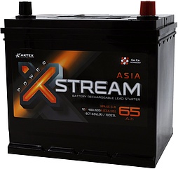 АКБ X-STREAM POWER Asia 6ст-65 (о.п.) 480А 232*175*225