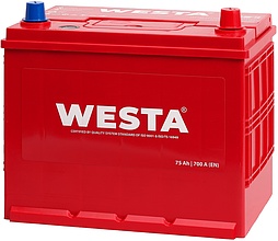 АКБ WESTA Asia 6ст-75 (о.п.) 700А 258*173*225 (SMF85D26L) Турция