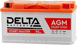 АКБ DELTA START MASTER AGM 6ст-95 (о.п.) 850А 353*175*190