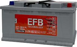 АКБ TITAN EFB 6ст-100 (о.п.) 930А 352*175*190 (2024г)