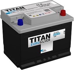 АКБ TITAN Euro Silver 6ст-61 (о.п.) 600А 242*175*190