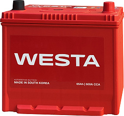АКБ WESTA Asia 6ст-65 (о.п.) 600А 232*175*220 (75D23L SMF)