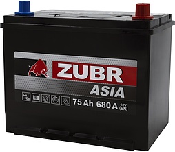 АКБ ZUBR Ultra Asia 6ст-75 (о.п.) 680А 261*175*225 (ZSA750)