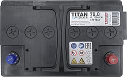 АКБ TITAN Euro Silver 6ст-70 (о.п.) 720А 278*175*190