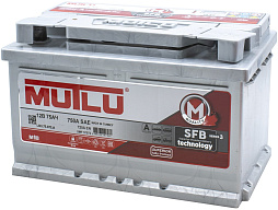 АКБ MUTLU SFB M3 6ст-75 (о.п.) 720А 278*175*175 низк.