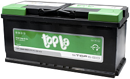АКБ TOPLA AGM Stop&Go 6ст-105 (о.п.) 950А 394*175*190 (L6 AGM ED)