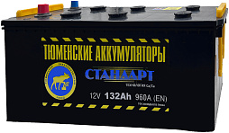 АКБ ТЮМЕНСКИЕ АККУМУЛЯТОРЫ СТАНДАРТ 6ст-132 (п.п.) 960А 513*189*230 кр. плоская конус