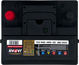 АКБ JAPAN STAR 6ст-50 (о.п.) 500А 207*175*175 (54321 SMF) низк.