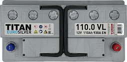 АКБ TITAN Euro Silver 6ст-110 (о.п.) 930А 352*175*190