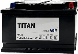 АКБ TITAN AGM 6ст-95 (о.п.) 850A 353*175*190