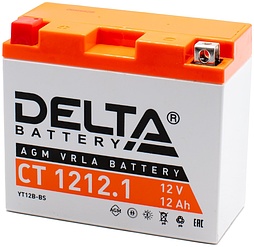 АКБ DELTA CT 12V 6ст-12 (CT 1212.1) (п.п.) 155А 150*70*131