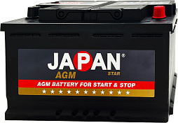 АКБ JAPAN STAR AGM 6ст-75 (о.п.) 790А 278*175*190 (AGM 75 L3)